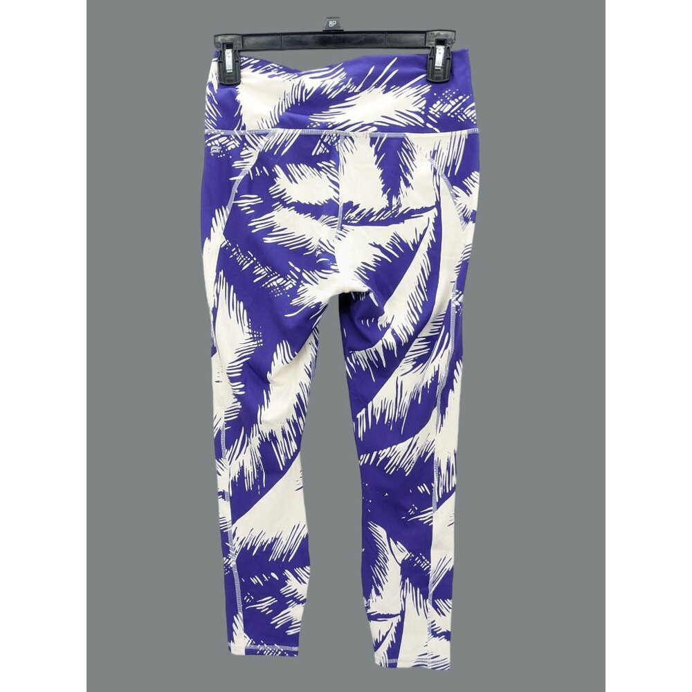 High Waisted Pure Luxe 7/8‎ Leggings Abstract Print Workout Athletic Yoga Size M - Picture 2 of 11